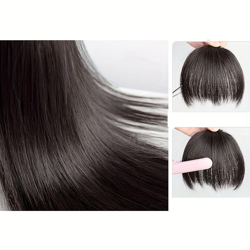 Clip In Bangs Hair Extensions Synthetic Fringe Bangs With Temples For Women Fake Bangs Hairpieces For Daily Wear Hair Accessories Halloween Christmas
