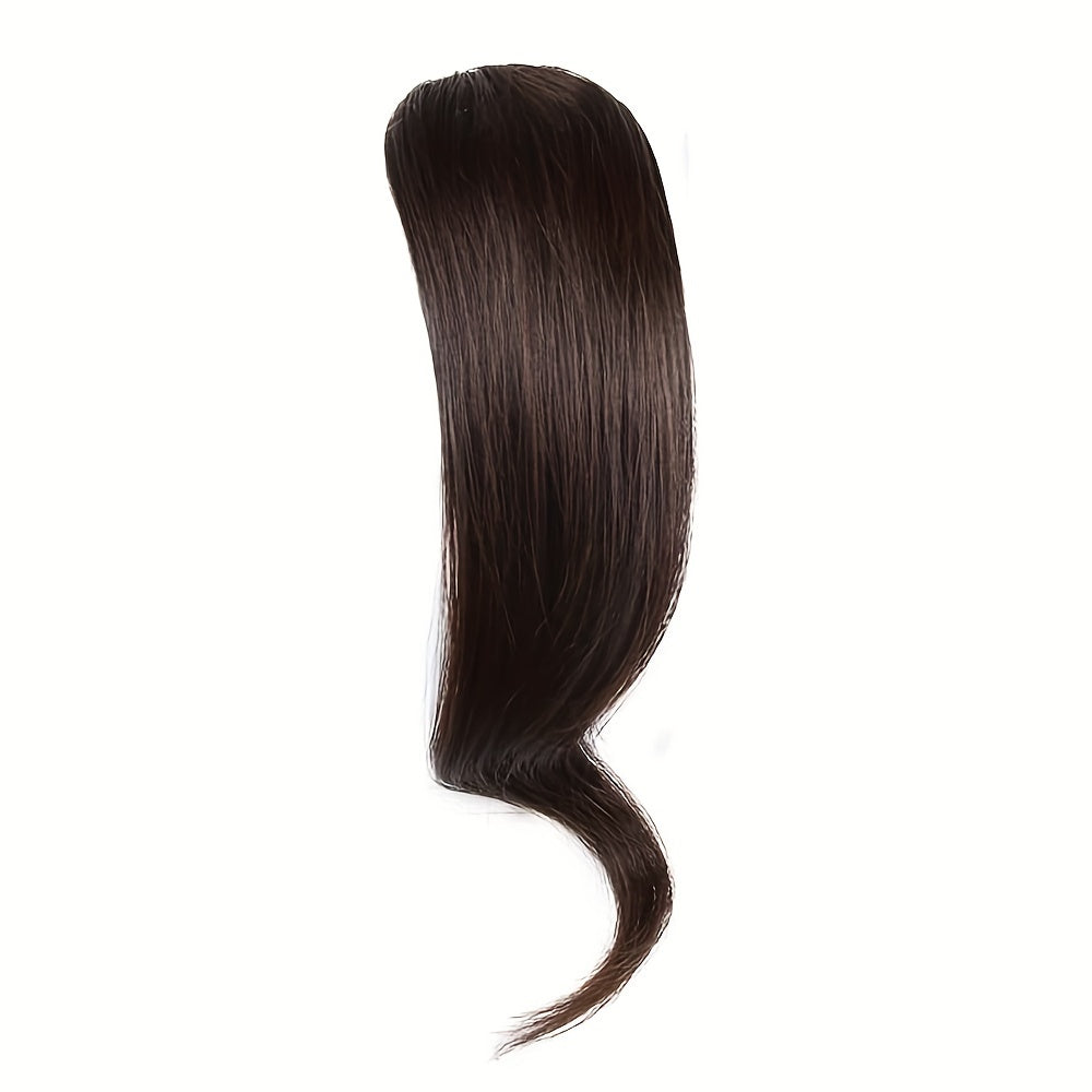 Side Hair Bangs 100% Human Hair Clip In Hair Extensions Elegant For Daily Use Cosplay Party Hair Bangs Valentine Gift - Style: Elegant; Gender: Women; Curl: Body Wave; Hair Material: Human Hair