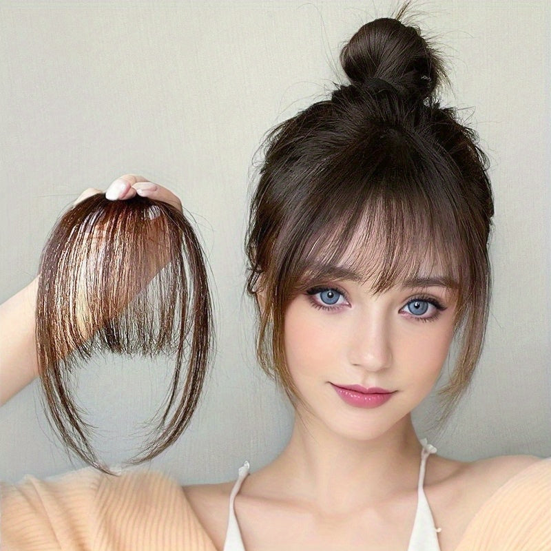 Spring/Summer Air Bangs: Seamless Wigs, Light & Thin Fake Bangs, Natural Invisible & Seamless Bangs for Women with Bangs - Cute & Sweet Wig Accessories for Daily Outings