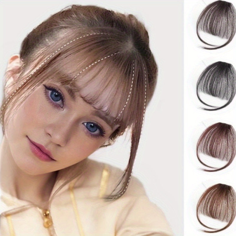 Spring/Summer Air Bangs: Seamless Wigs, Light & Thin Fake Bangs, Natural Invisible & Seamless Bangs for Women with Bangs - Cute & Sweet Wig Accessories for Daily Outings