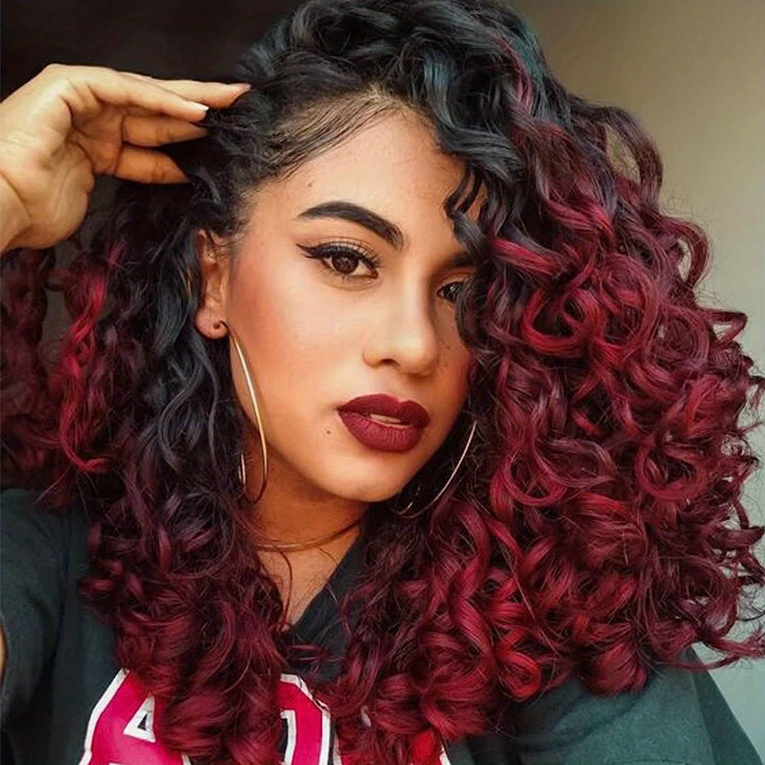 4 Packs Curl Crochet Hair Short Curly Crochet Hair For Women Water Wave Beach Curl Deep Twist Crochet Braids Synthetic Braiding Hair Extensions