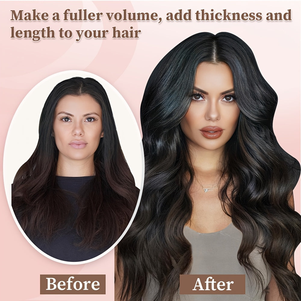 20pcs Straight Tape In 100% Human Hair Extensions 4/27Highlight Human Hairy Seamless Invisible for Thin Hair Woman Top Quality Thick Ends Healthy and Durable Human Hair Extensions Invisible Tape in for Salon Random Packaging Box: Pink or Green