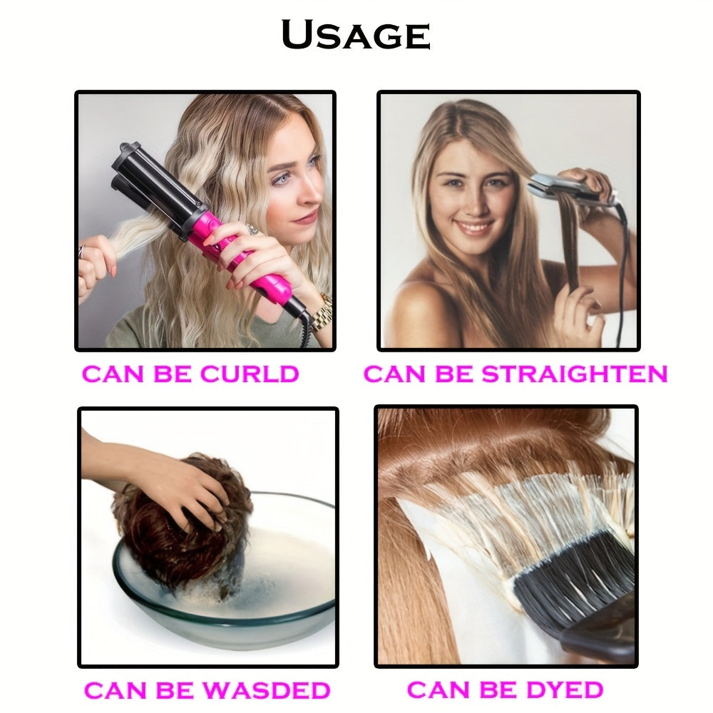 [Soft Human Hair Extensions] 8pcs 18 Clips Clip In Hair Extensions | 16-24 Inch Soft & Natural Straight Human Hairpieces for Women - Adding Volume & Beauty