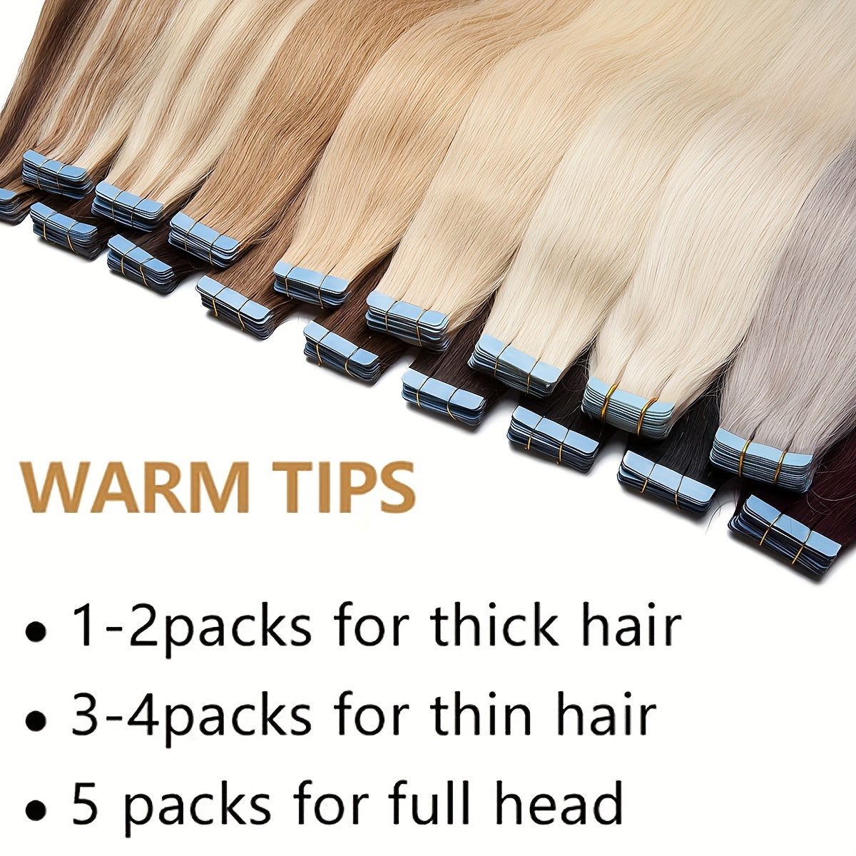 25g/pack 10pcs Tape In Hair Extensions Human Hair Real Human Hair Tape In Extensions Straight Skin Weft100% Remy Seamless Human Hair Extensions For Women 30.48-60.96 cm