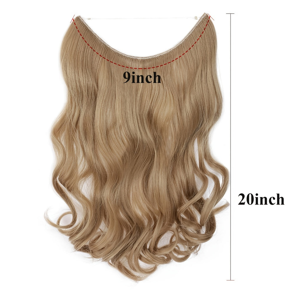 Hair Extensions Invisible Hair Extensions Secret Hidden Wire Long Curly Hair Pieces For Women Synthetic Halloween Christmas