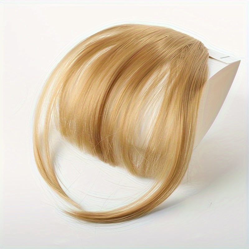 Dark Brown Black Clip In Bangs - One Piece Fringe Hairpiece for Natural-Looking Volume and Length Hair Accessories Halloween Christmas