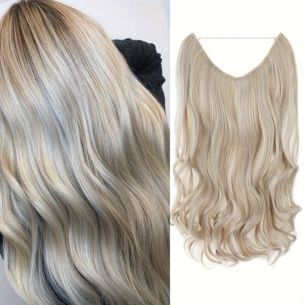 Hair Extensions Invisible Hair Extensions Secret Hidden Wire Long Curly Hair Pieces For Women Synthetic Halloween Christmas