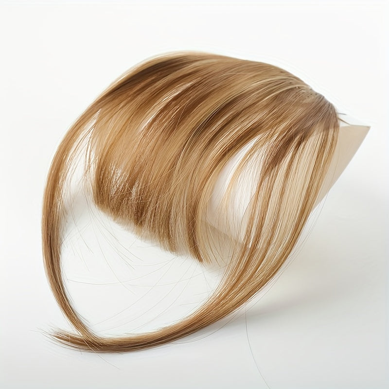 Dark Brown Black Clip In Bangs - One Piece Fringe Hairpiece for Natural-Looking Volume and Length Hair Accessories Halloween Christmas