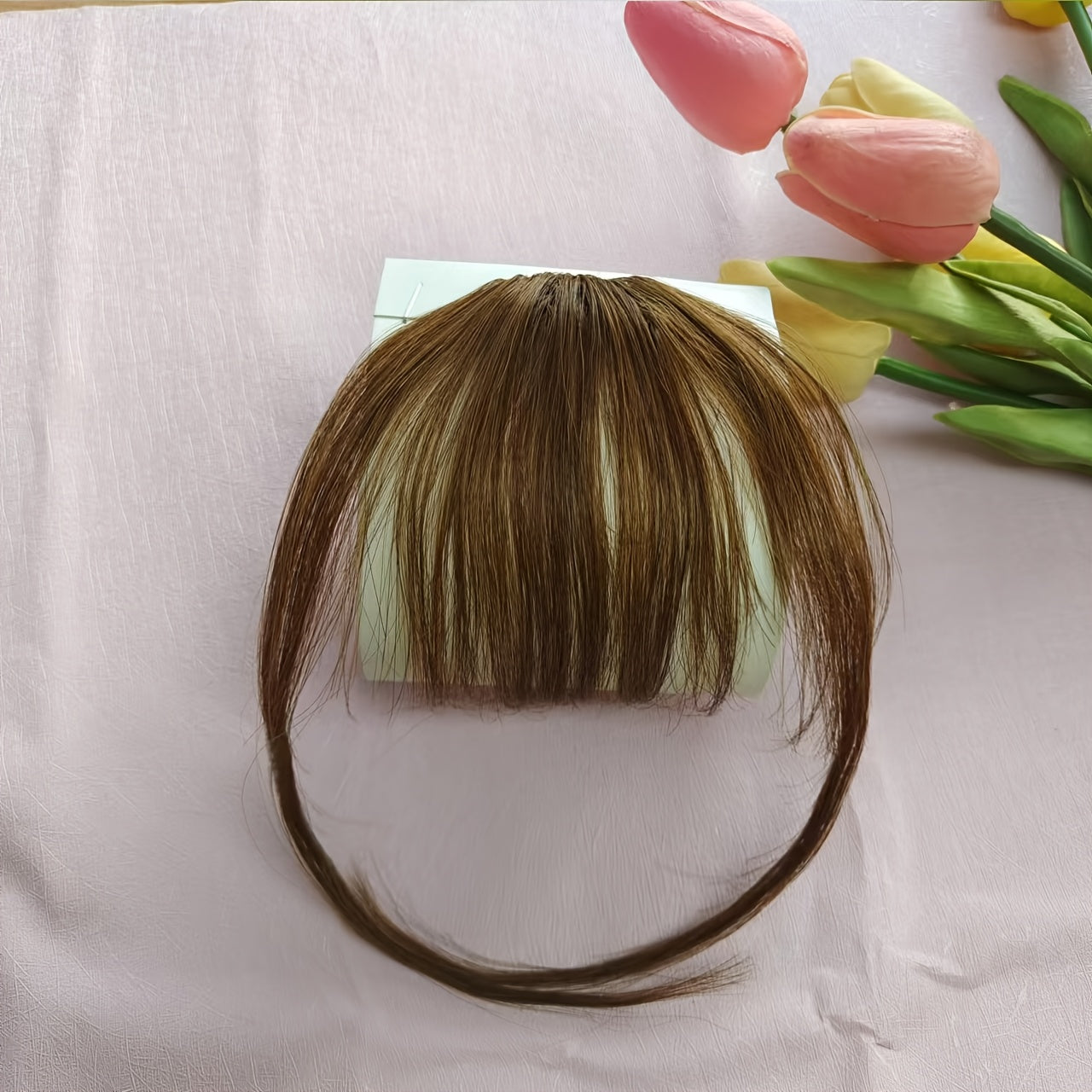 Clip-In Bangs - Invisible & Seamless Lightweight 100% Human Hair, Wispy Bangs with Sideburns, Natural Curved Hair Extensions for Women, Daily Wear & Stylish Look, Stylish Hair Accessory | Natural Hair Look | Lightweight Hairpiece, Hair Extensions