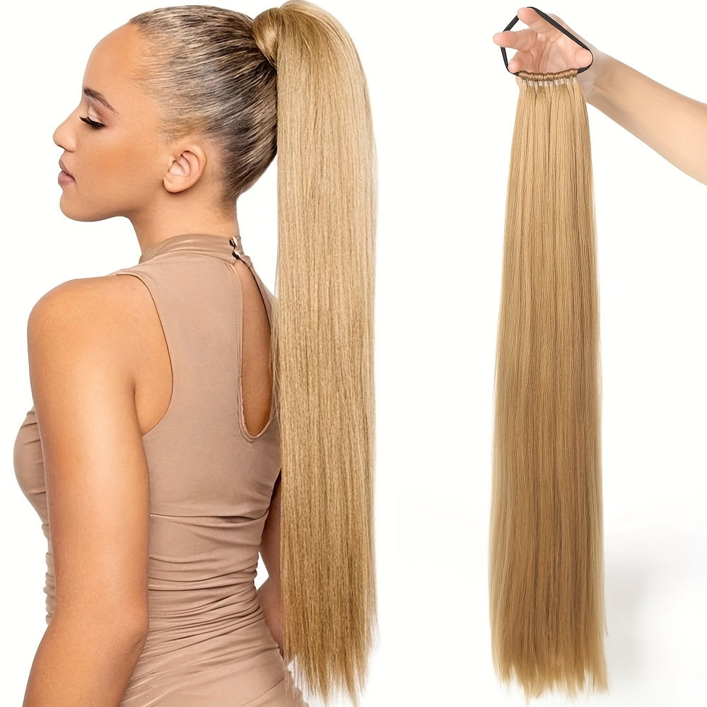 Braided Ponytail Synthetic Clip In Hair Extensions Elegant Natural Looking for Daily Use Hair Accessories, Hair Clips
