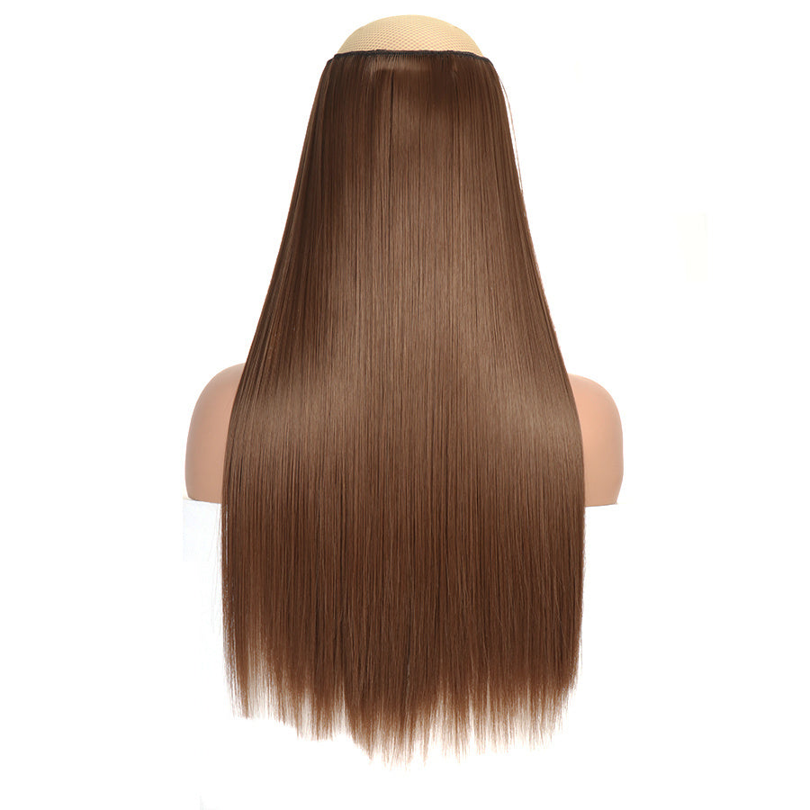 Natural Looking Long Straight Synthetic Hair Extensions - 1 pc Clip In Hair Pieces for Women Daily Use Hair Clips Hair Accessories Halloween Christmas