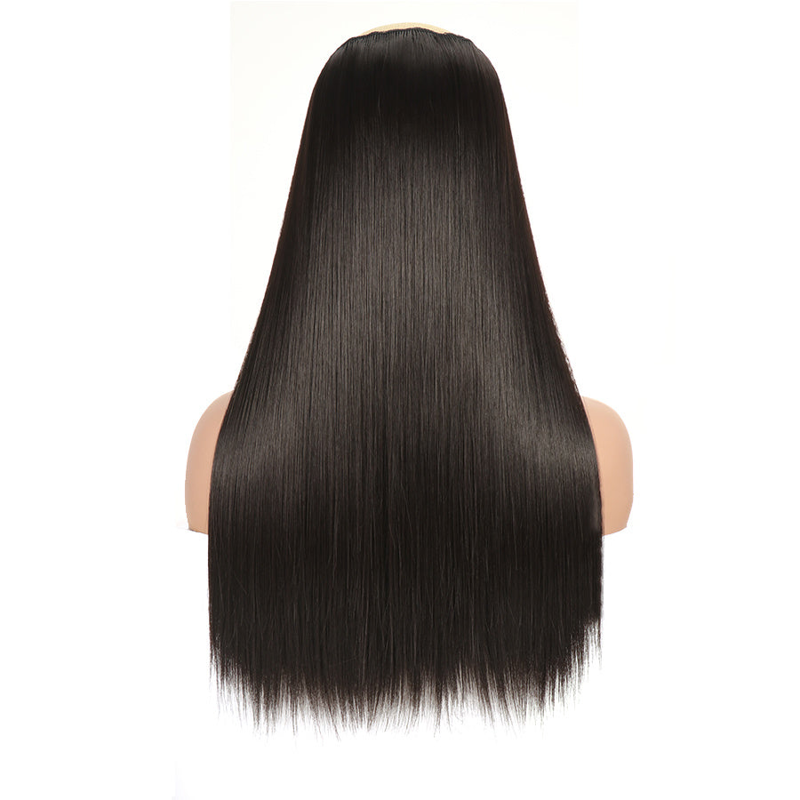 Natural Looking Long Straight Synthetic Hair Extensions - 1 pc Clip In Hair Pieces for Women Daily Use Hair Clips Hair Accessories Halloween Christmas