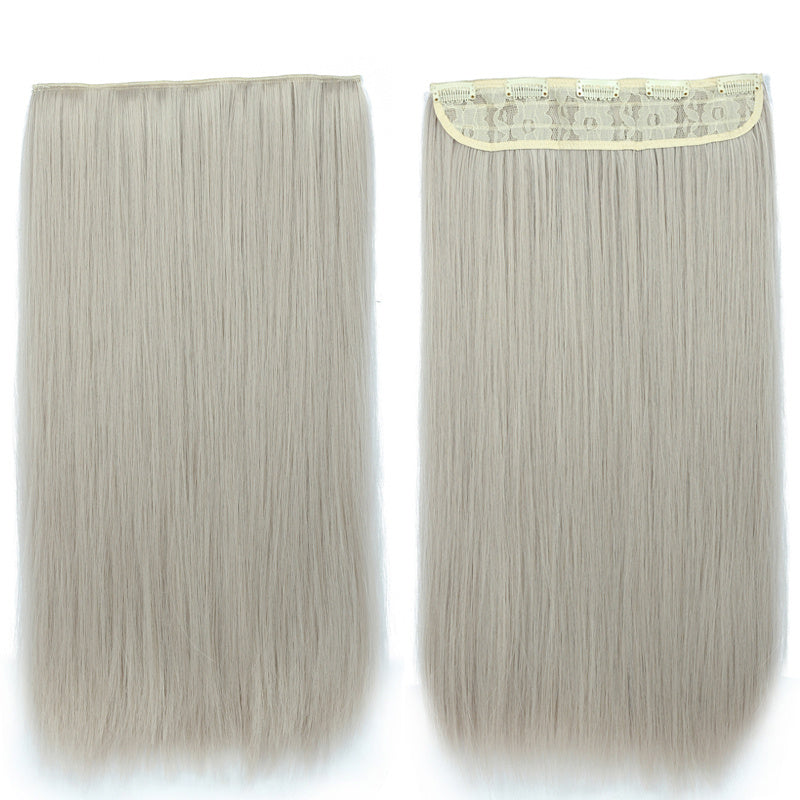Natural Looking Long Straight Synthetic Hair Extensions - 1 pc Clip In Hair Pieces for Women Daily Use Hair Clips Hair Accessories Halloween Christmas