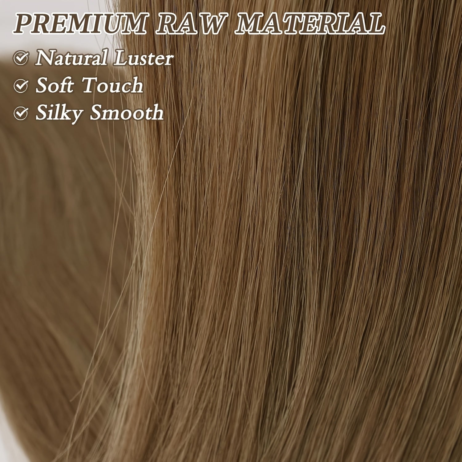 BARSDAR Brown Ponytail Extension, 86.36 cm Long Straight Drawstring Ponytail Hair Extensions Synthetic Clip In Pony Tails Hairpieces Fake Straight Ponytail For Women Girls Daily