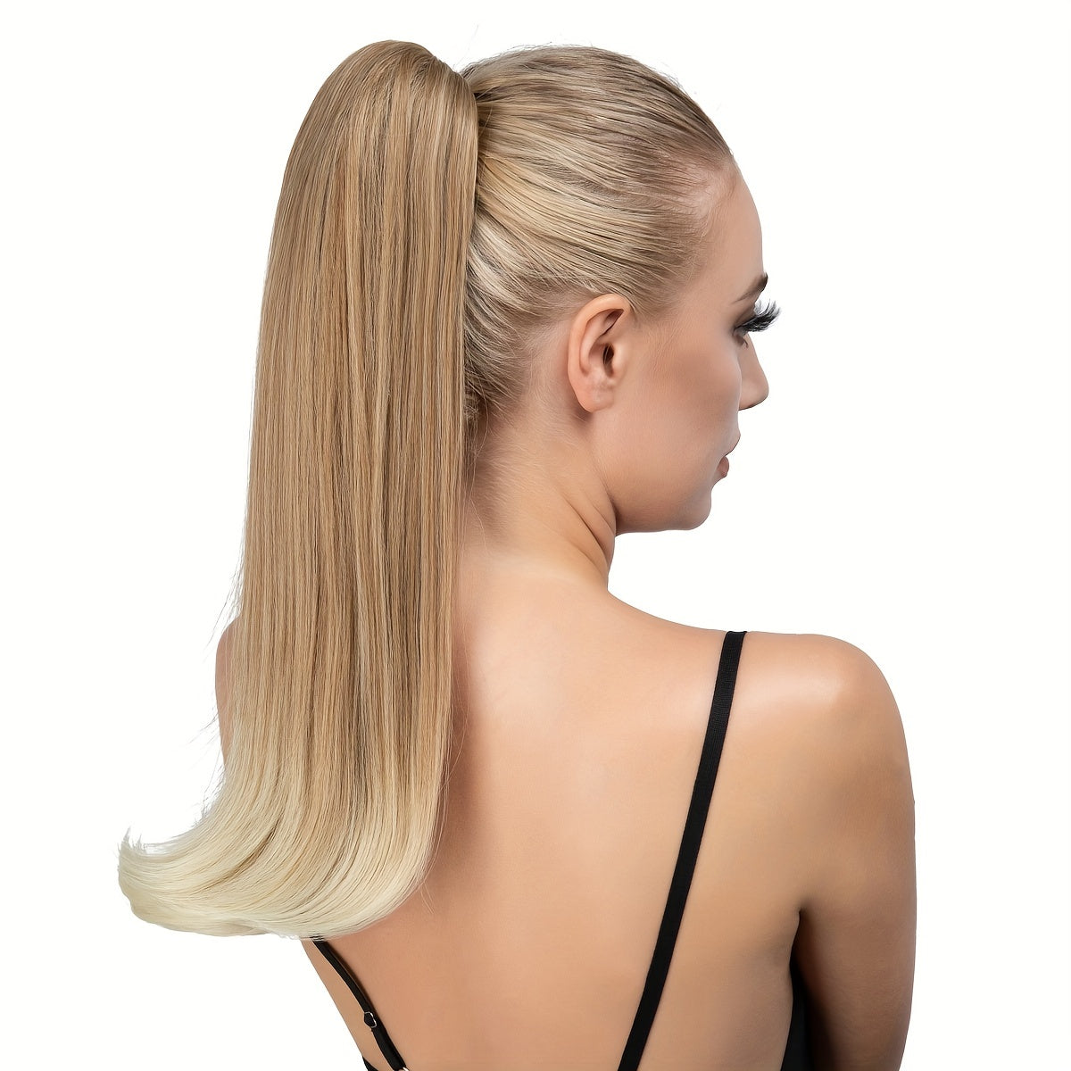 180° Rotating Claw Clip Ponytail Extension for Women - Easy-to-Wear Synthetic Curly Wave Hairpiece, Natural Look with High-Temperature Fiber, Versatile Styling for All Hair Types, Versatile Hairpiece | Curly Wave Design | Secure Fit Clip