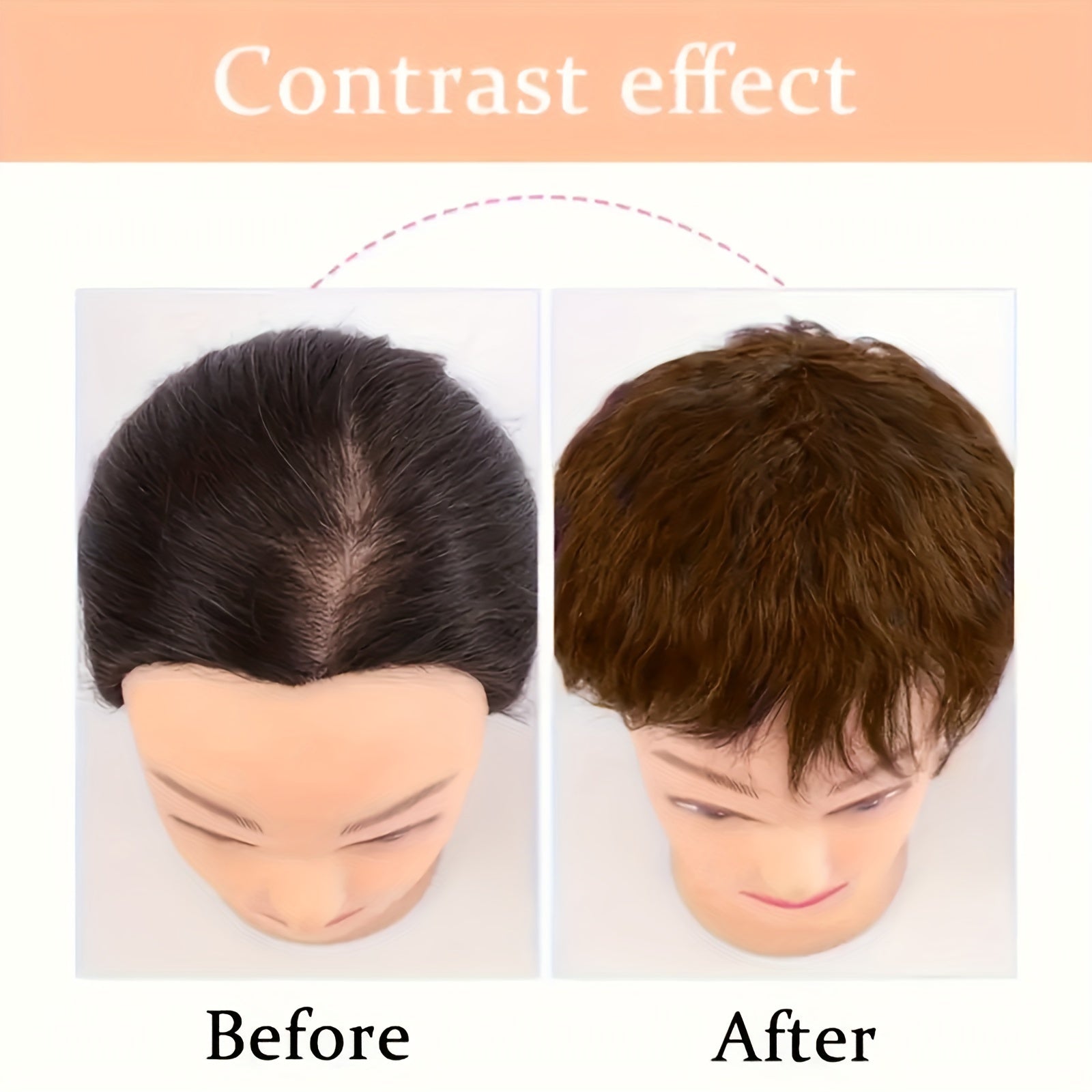 Chic Water Wave Clip-In Hair Extensions with Bangs for Women - Black & Brown, Adds Volume & Covers White Hair, Perfect for Everyday Use