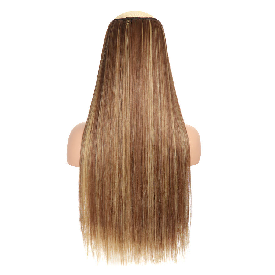 Natural Looking Long Straight Synthetic Hair Extensions - 1 pc Clip In Hair Pieces for Women Daily Use Hair Clips Hair Accessories Halloween Christmas