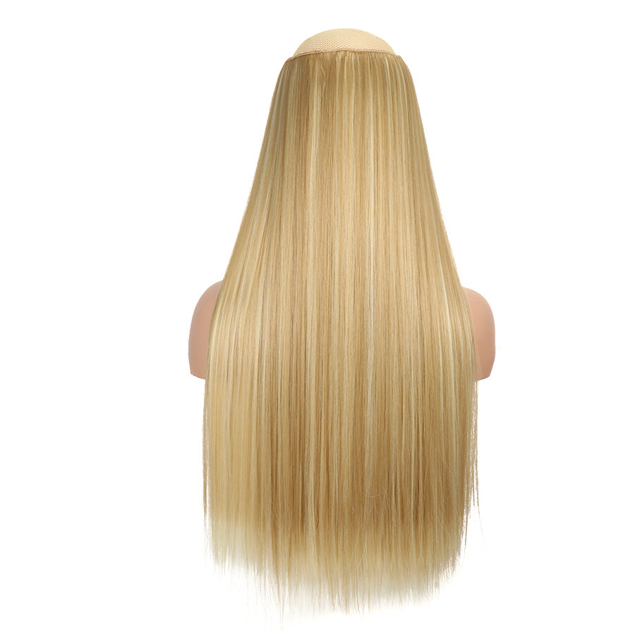 Natural Looking Long Straight Synthetic Hair Extensions - 1 pc Clip In Hair Pieces for Women Daily Use Hair Clips Hair Accessories Halloween Christmas