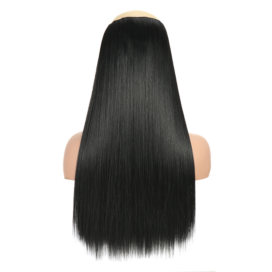 Natural Looking Long Straight Synthetic Hair Extensions - 1 pc Clip In Hair Pieces for Women Daily Use Hair Clips Hair Accessories Halloween Christmas