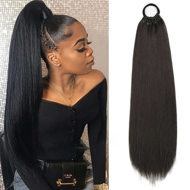 Braided Ponytail Synthetic Clip In Hair Extensions Elegant Natural Looking for Daily Use Hair Accessories, Hair Clips