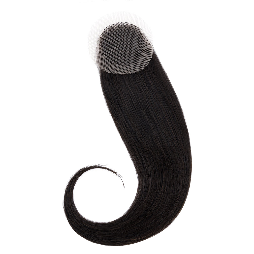 100% Human Hair Lace Front Extensions - Invisible & Natural Look, Straight Hair Pieces for Alopecia Areata Coverage, Unisex Adult, Suitable for All Hair Types, Hair Replacement Relax | Elegant Straight Hair | Realistic Hair Look