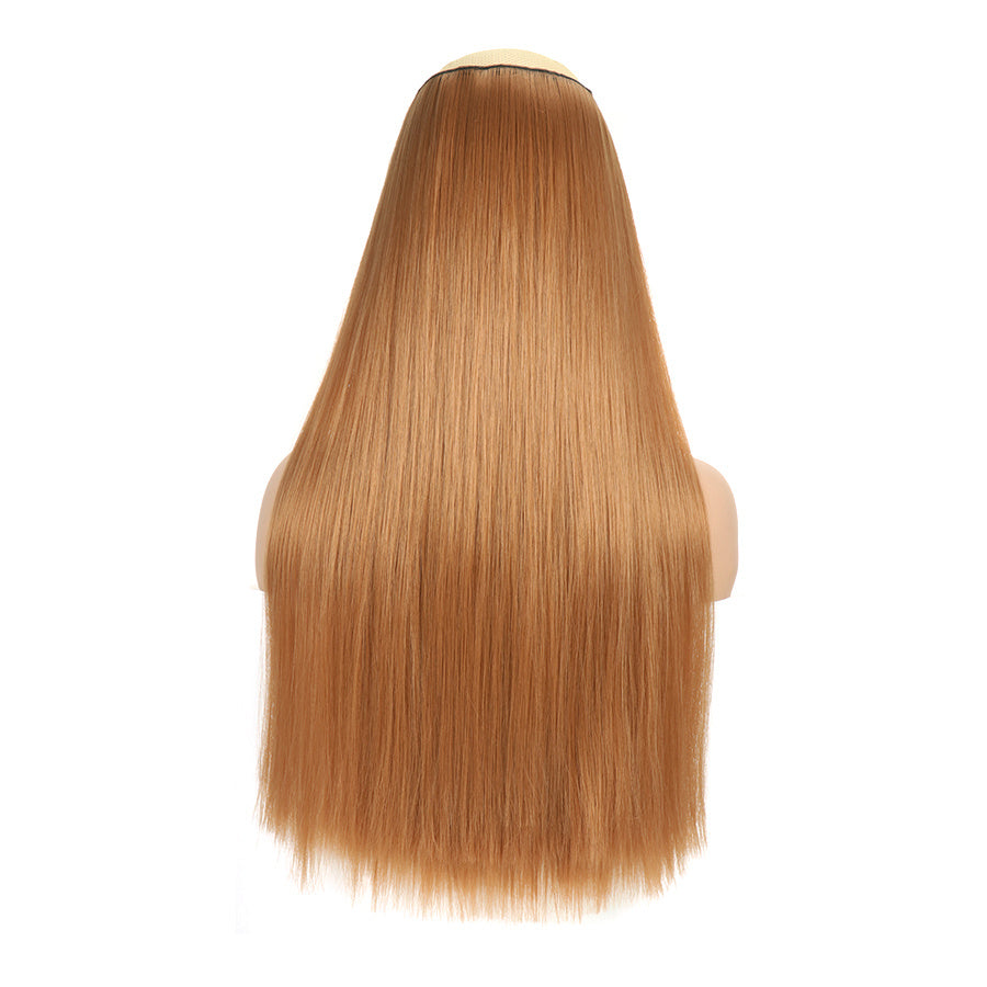 Natural Looking Long Straight Synthetic Hair Extensions - 1 pc Clip In Hair Pieces for Women Daily Use Hair Clips Hair Accessories Halloween Christmas