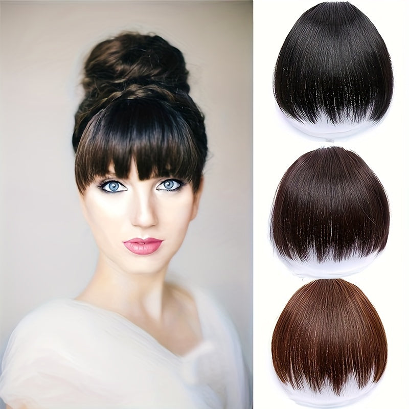 Clip In Bangs Hair Extensions Synthetic Fringe Bangs With Temples For Women Fake Bangs Hairpieces For Daily Wear Hair Accessories Halloween Christmas