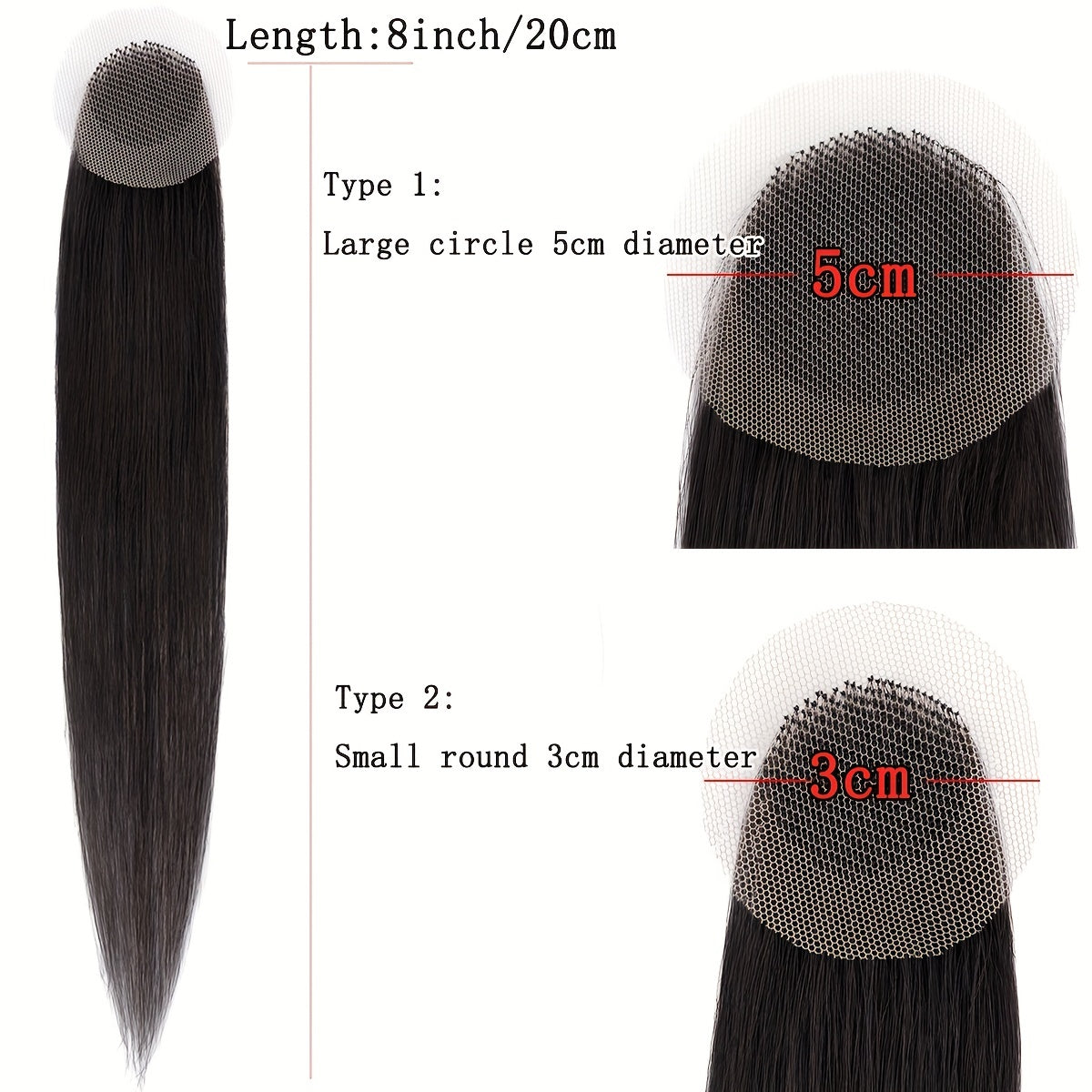 100% Human Hair Lace Front Extensions - Invisible & Natural Look, Straight Hair Pieces for Alopecia Areata Coverage, Unisex Adult, Suitable for All Hair Types, Hair Replacement Relax | Elegant Straight Hair | Realistic Hair Look