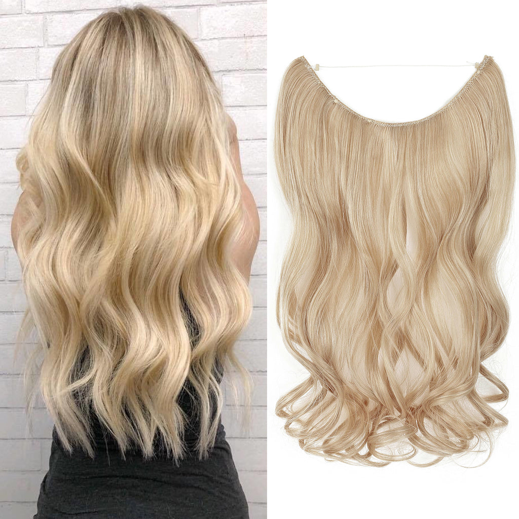 Hair Extensions Invisible Hair Extensions Secret Hidden Wire Long Curly Hair Pieces For Women Synthetic Halloween Christmas