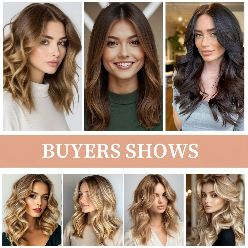 4pcs with 8 Clips Straight Clip In Hair Extensions 100% Real Human Hair Light Brown 12-18 Inch Double Weft Invisiable Clip Hair Extensions Remy Natural Human Hair for Women Girl Daily Full Head Use