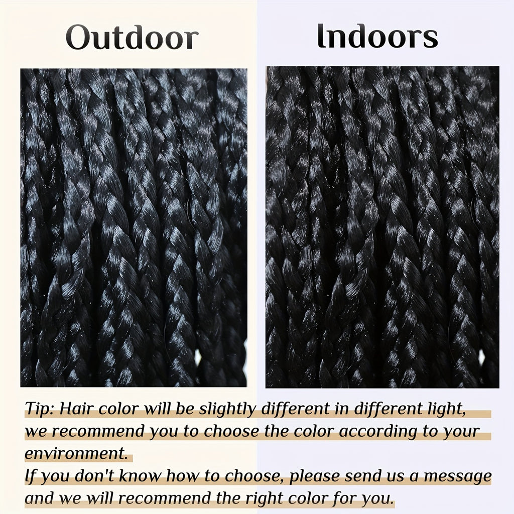 Y2K-Inspired Colorful Braided Hair Extensions with Elastic Bands - 24" Synthetic Ponytail for Women, Perfect for Street Dance & Music Festivals