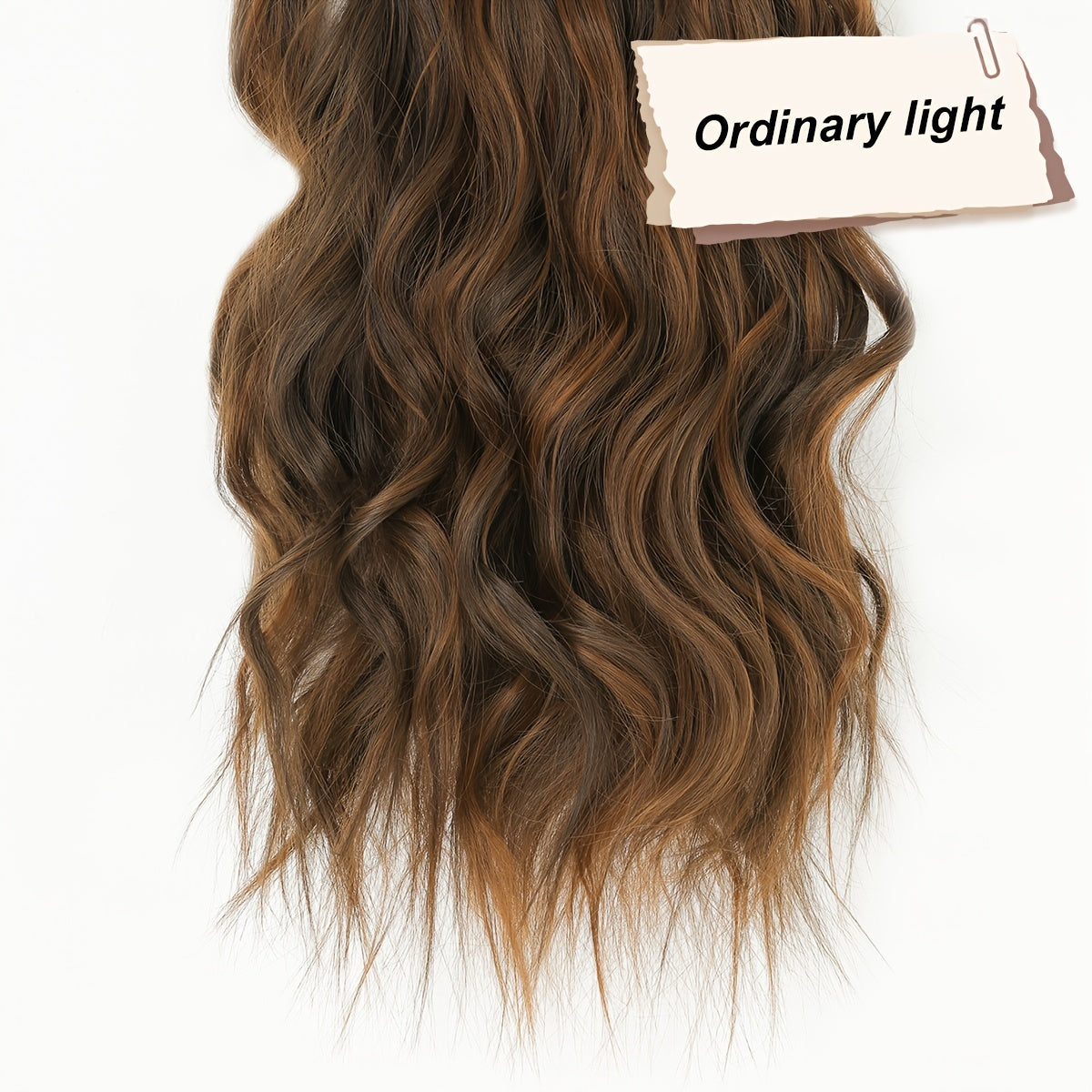 YUSULAXI Body Wave Heat Resistant High Temperature Fiber Hair Extension, 22 Inch Long, Ombre Color, for Women
